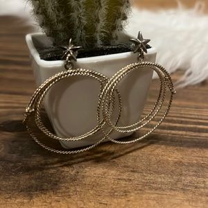 Western rope earrings